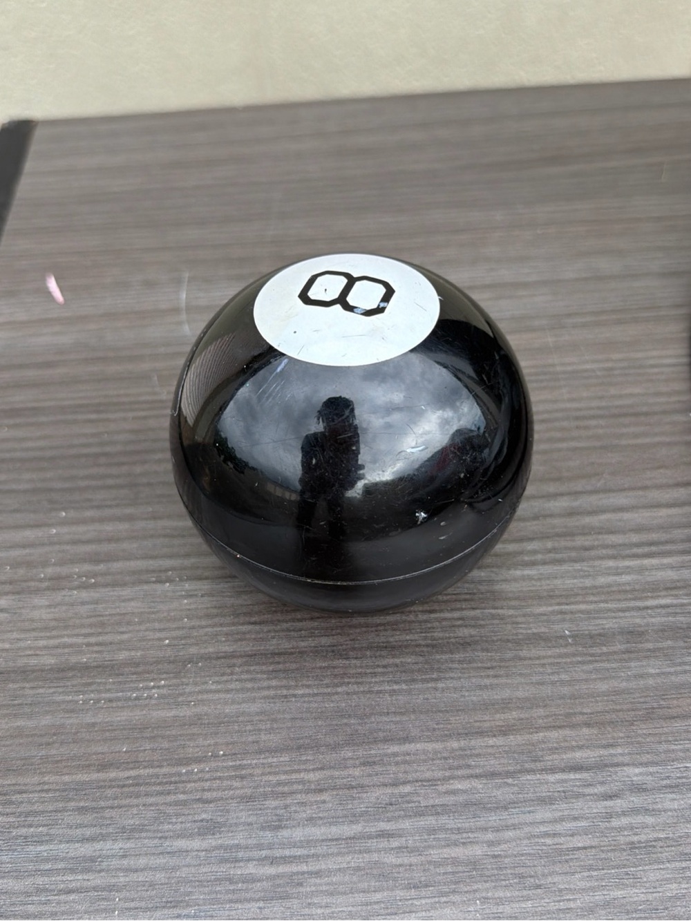 L VINTAGE MATTEL MAGIC FORTUNE TELLER 8 BALL TOY - 30188